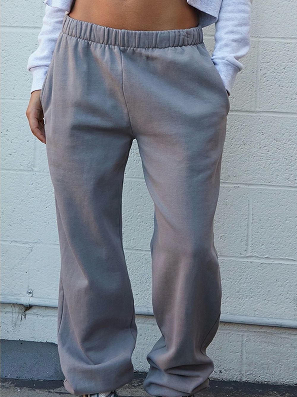 Brandy Melville Gray Relaxed Sweatpants